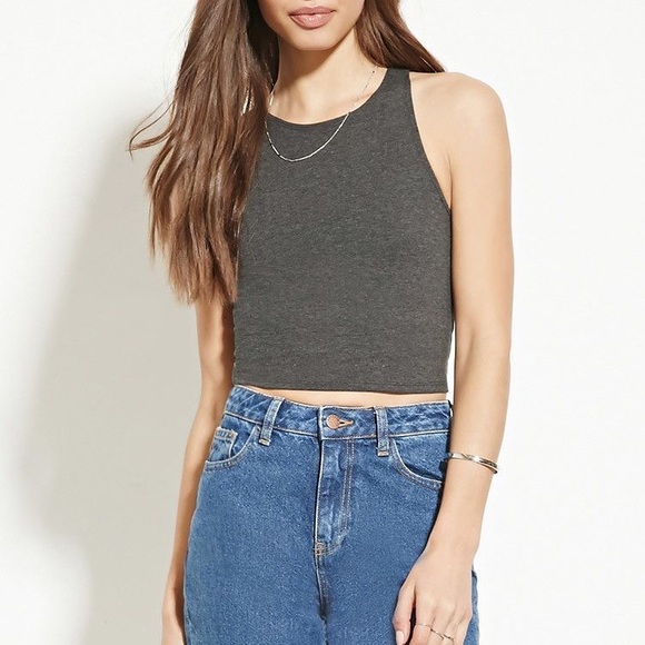Forever 21 Heather Gray Tank Top - Picture 3 of 3